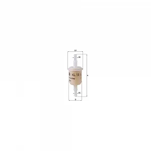 Топливный фильтр KNECHT KL 13 OF для ALFA ROMEO AUDI BMW CITROËN FIAT FORD GMC - Фото 1