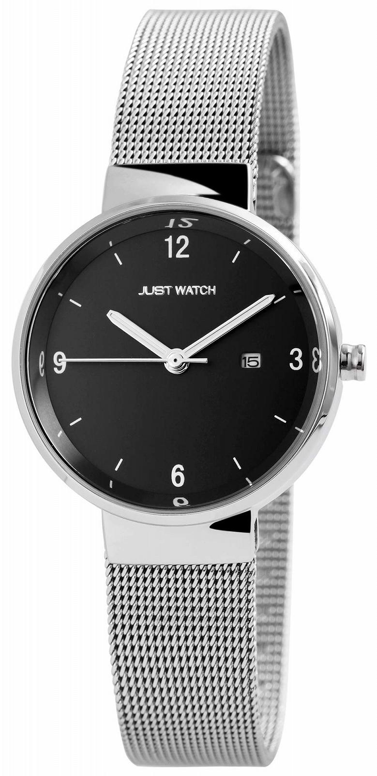 Женские часы Just Watch JW10082, сетчатый браслет, нержавеющая сталь, люминесцентные стрелки, дата, аналоговый, кварцевый, фото №1 Женские часы Just Watch JW10082, сетчатый браслет, нержавеющая сталь, люминесцентные стрелки, дата, аналоговый, кварцевый, фото №1