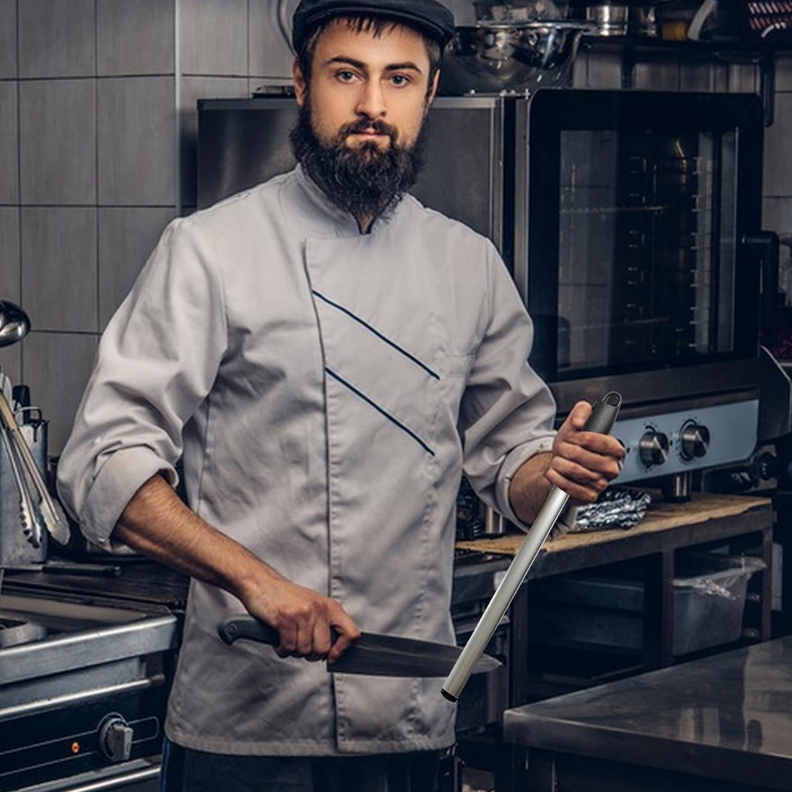 Мусат для заточки ножей Auktion керамический эргономичный для кухни, фото №2