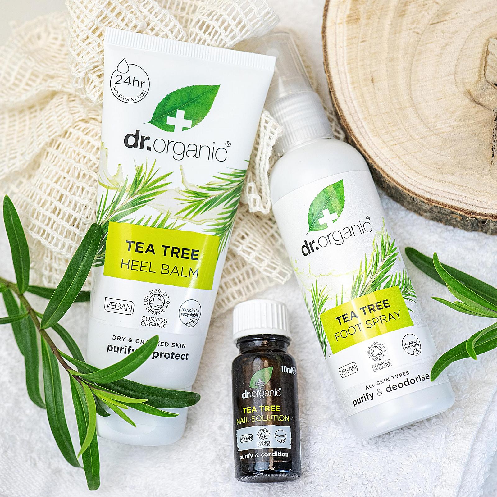 Бальзам для п'ят Dr Organic Tea Tree з натуральною соняшниковою олією, 100 мл, фото №6