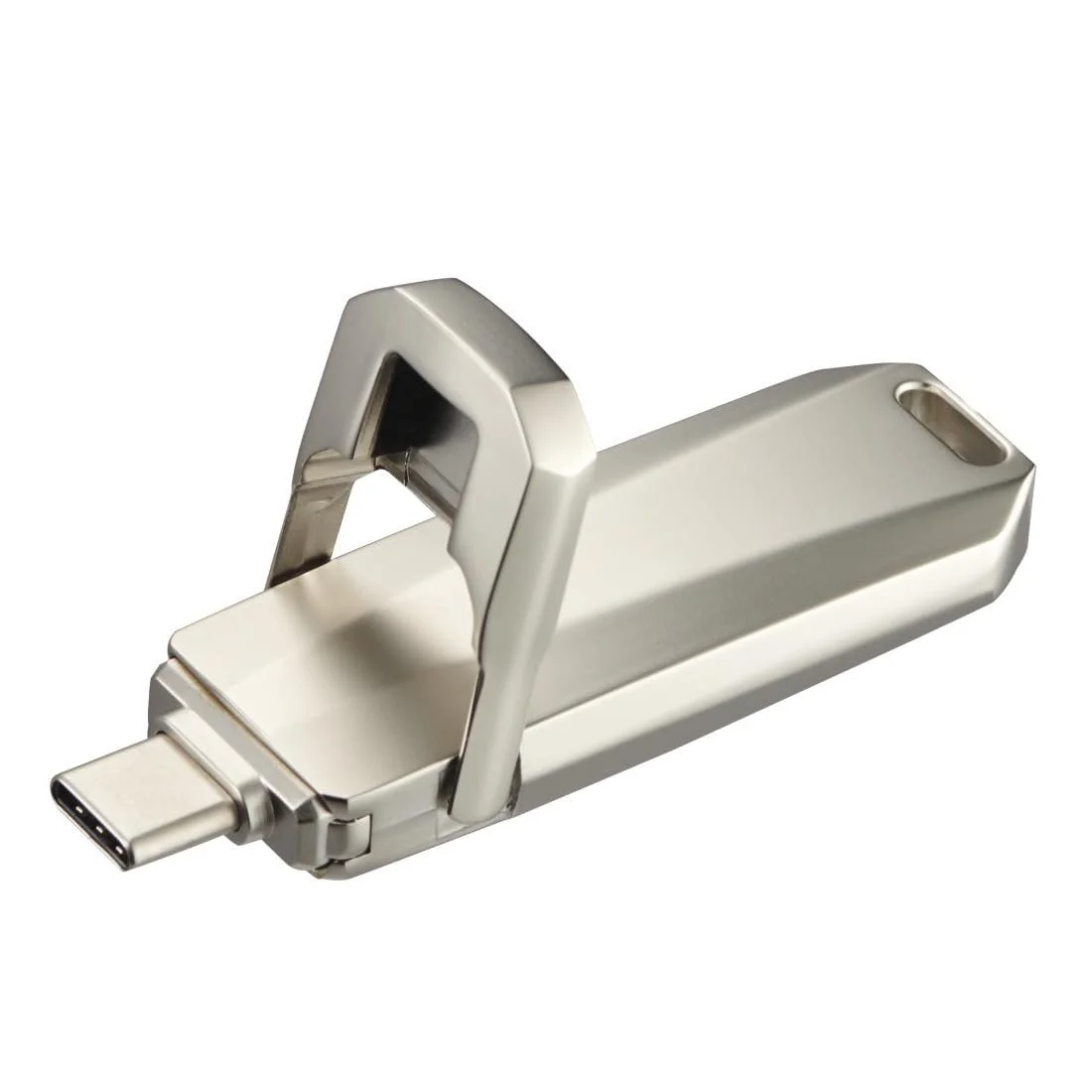 USB-накопичувач Hama Uni-C Deluxe 128 GB USB 3.1 Gen 1 USB-C USB-A 100 МБ/с Silver, фото №3 USB-накопичувач Hama Uni-C Deluxe 128 GB USB 3.1 Gen 1 USB-C USB-A 100 МБ/с Silver, фото №3