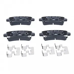 Комплект гальмівних колодок, дискове гальмо ATE 13.0460-2758.2 задня вісь synthetic.ua - Фото 1