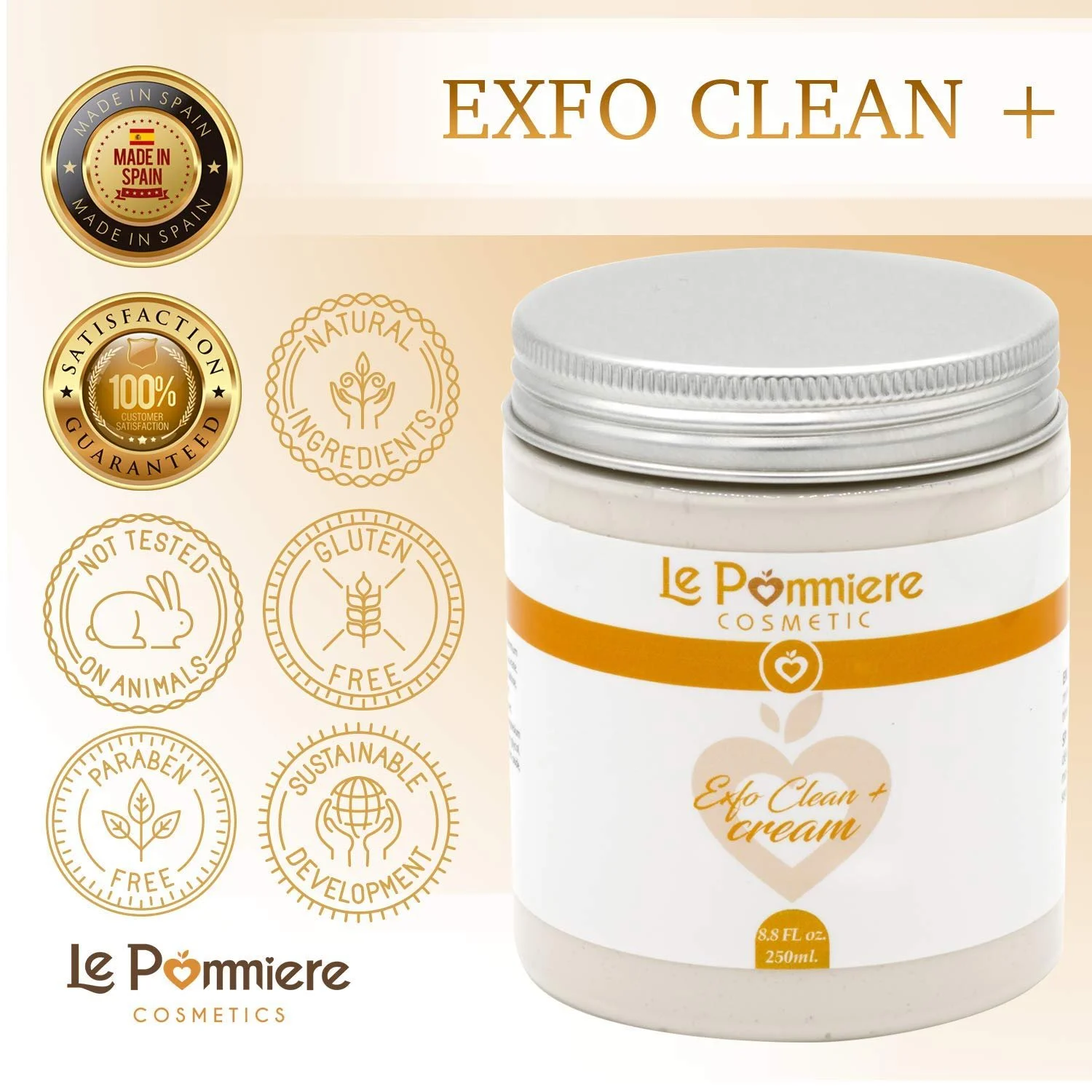 Маска для обличчя відлущувальна 250 мл з гіалуроновою кислотою, фото №4