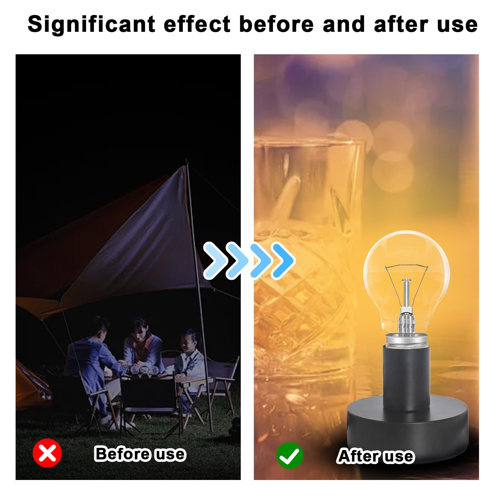 Настільна лампа Vintage E27 100 Watt Pack of 2 Black, фото №6