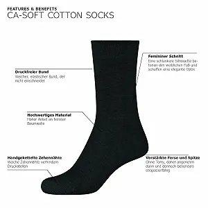 Шкарпетки Camano жіночі 2 пари synthetic.ua - Фото 1