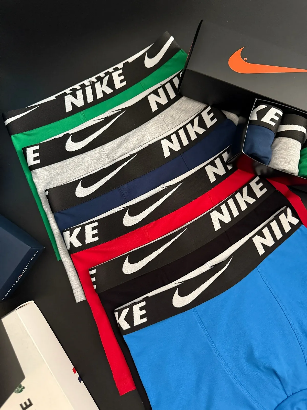 Чоловічі труси боксери комплект NIKE різнокольорові, фото №12