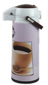 Термос з насосом Frico FRU-264-Dark-brown 1.9 л темно-коричневий, фото №1