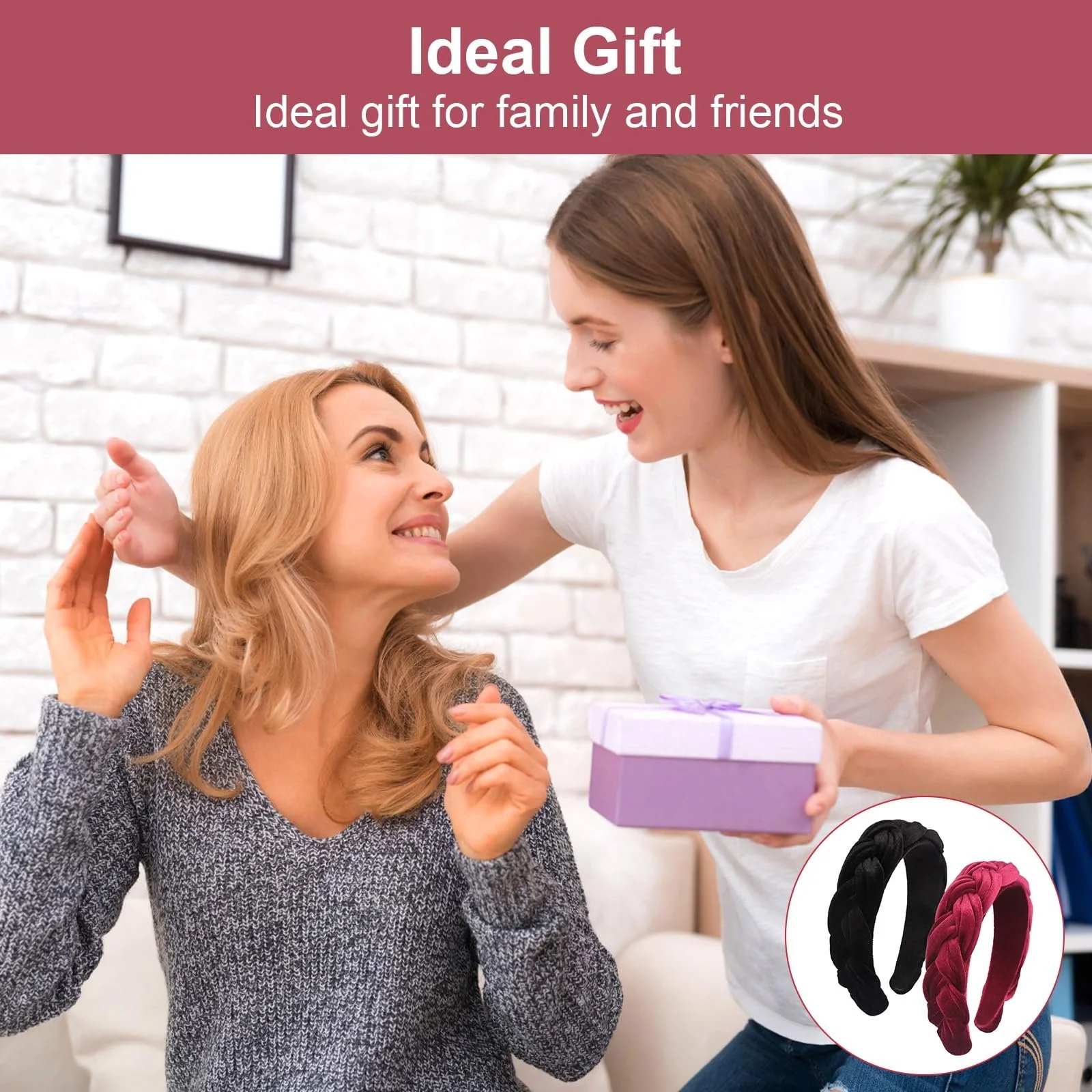 Обруч Оксамитовий плетіний вигляд, фото №6