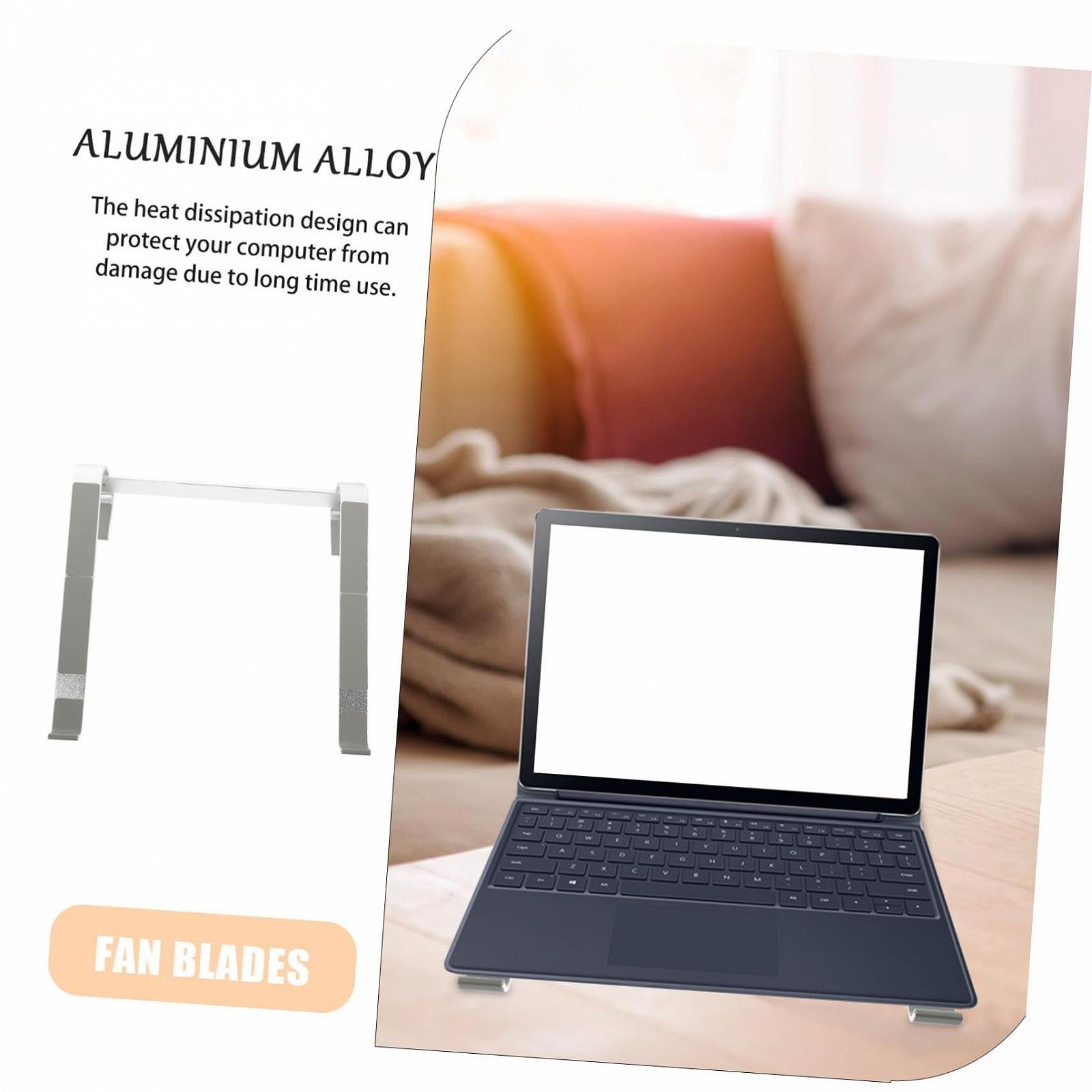 Підставка для ноутбука алюмінієва регульована по висоті ергономічна настільна, фото №8