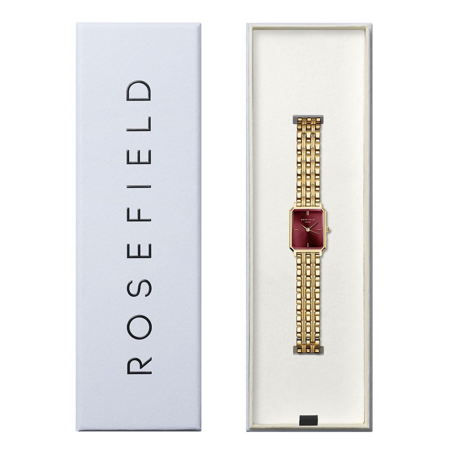 Женские наручные часы Rosefield Octagon XS OBGSG-O61 Черный Золотой, фото №4