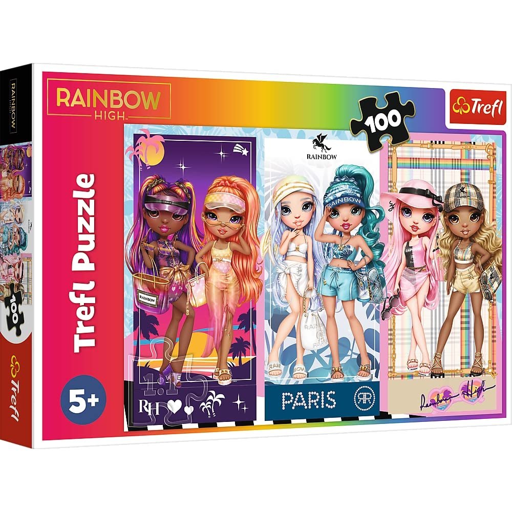 Пазл Trefl Rainbow High Rainbow Dolls 100 деталей, фото №1