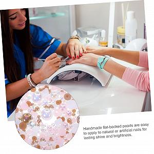 Жемчуг MERRYHAPY Полукруглый для маникюра и макияжа synthetic.ua - Фото 1