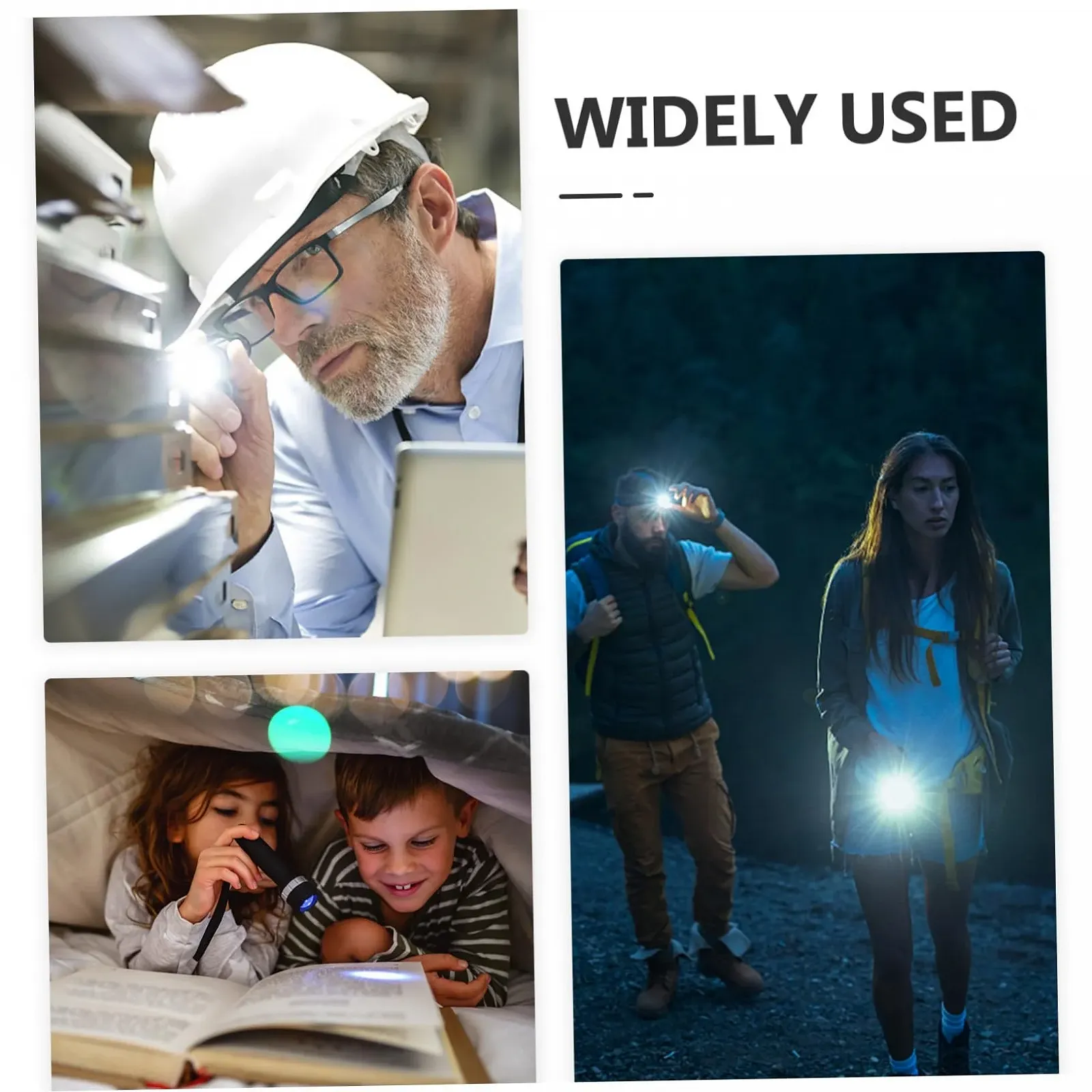 Міні Ліхтарик Водонепроникний Портативний Ударостійкий Алюмінієвий Сплав Аварійне Освітлення Брелок для вулиці Срібний/Чорний, фото №6