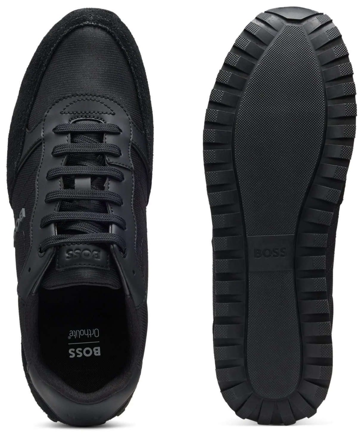 Чоловічі кросівки BOSS Parkour-L Runn / Чорні, фото №4