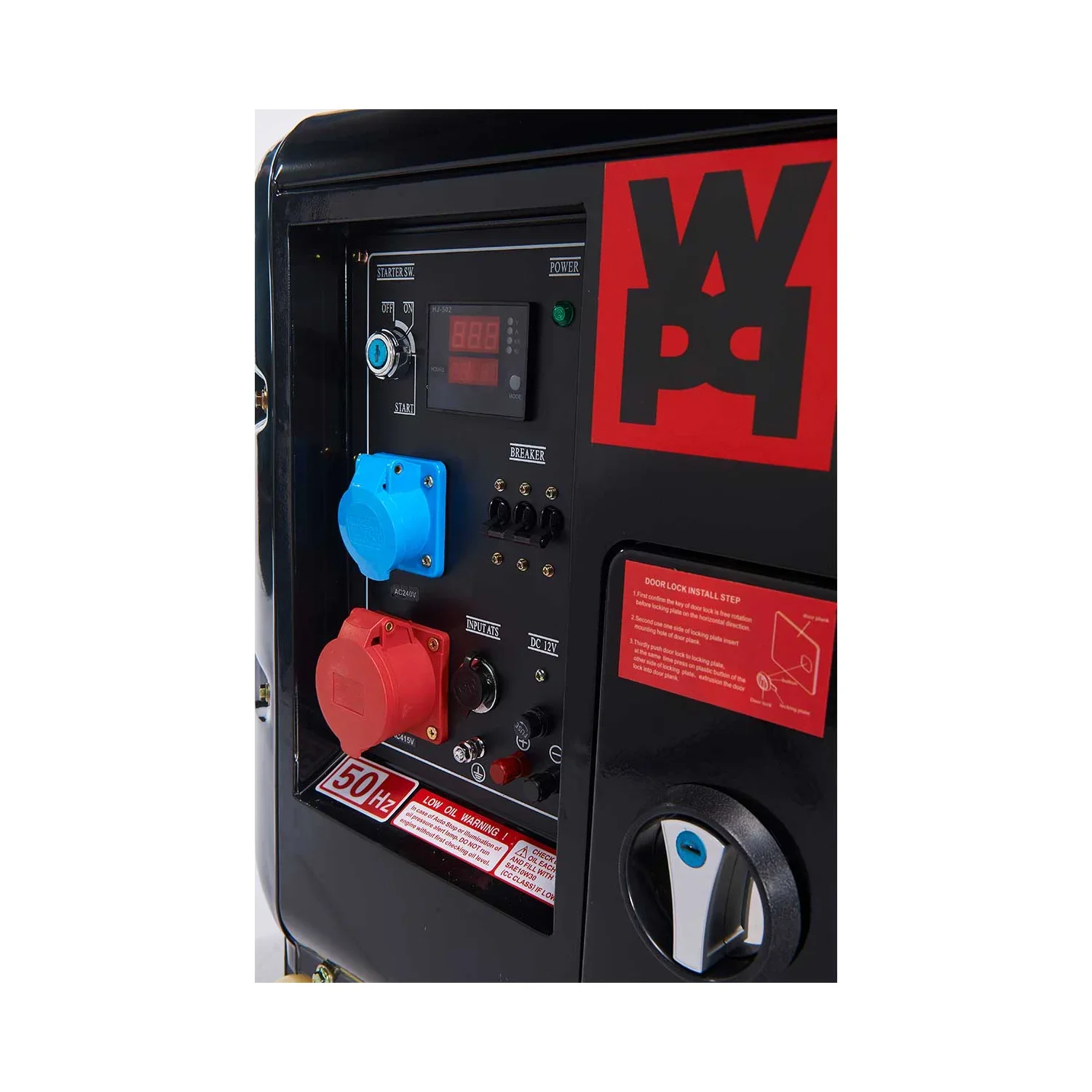 Дизельный генератор Warrior LDG6500SV3WRC-EU 5,5 кВт / 5 кВт Электрический пуск, фото №7