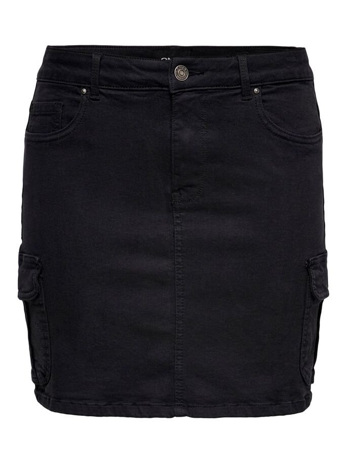 Спідниця ONLMISSOURI LIFE RG CARGO SKIRT PNT NOOS 15205973  ONLY Чорний L/XL, фото №3