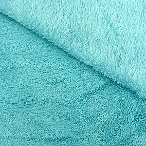 Плед Мікрофібра Justin бірюзовий 150 x 200 см synthetic.ua - Фото 1