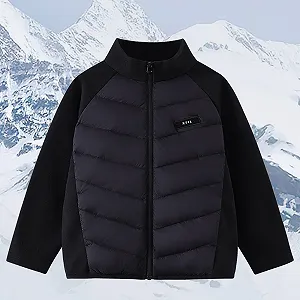 Зимняя куртка для девочек Теплая, стеганая куртка Легкая зимняя пуховая куртка для мальчиков Переходная куртка Осенняя зимняя куртка Элегантная осенняя куртка Водонепроницаемая термокуртка Спортивная куртка для стадиона на открытом воздухе Теплая synthetic.ua - Фото 1