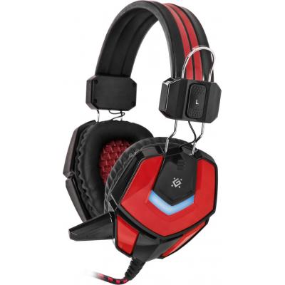 Наушники Defender Ridley Red-Black 64542, фото №5 Наушники Defender Ridley Red-Black 64542, фото №5