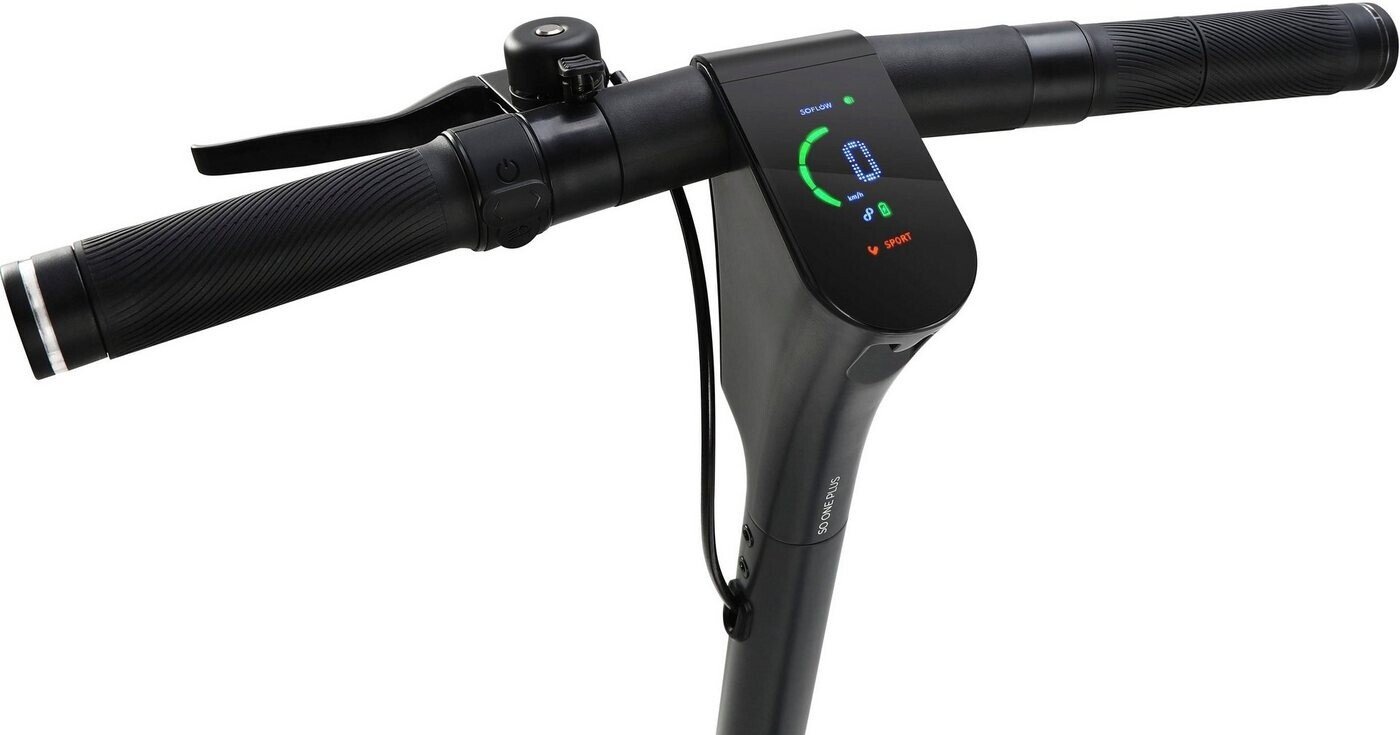 Електросамокат SOFLOW SO ONE+ / 40 км запас ходу / 500 Вт / 9" колеса / 120 кг навантаження / 22 км/г / Чорний, фото №9 Електросамокат SOFLOW SO ONE+ / 40 км запас ходу / 500 Вт / 9" колеса / 120 кг навантаження / 22 км/г / Чорний, фото №9