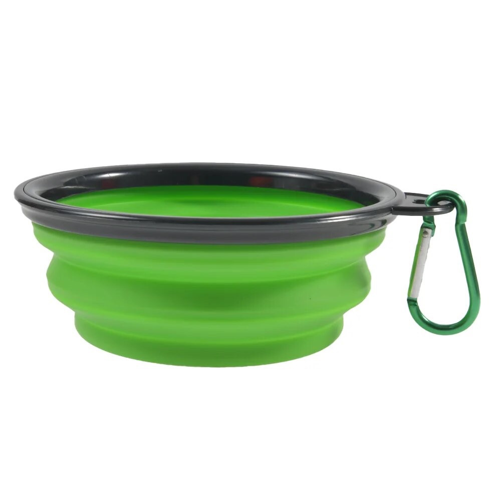 Миска складная походная для животных воды корма LVR 007 Green 16599, фото №1