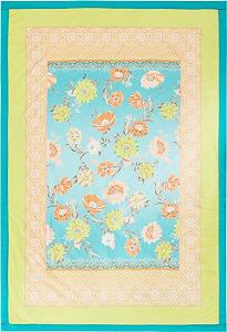 Плед Bassetti POSILLIPO 9328841 Хлопок Зеленый 135 x 190 см synthetic.ua - Фото 1