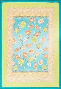 Плед Bassetti POSILLIPO 9328841 Хлопок Зеленый 135 x 190 см synthetic.ua - Фото 1