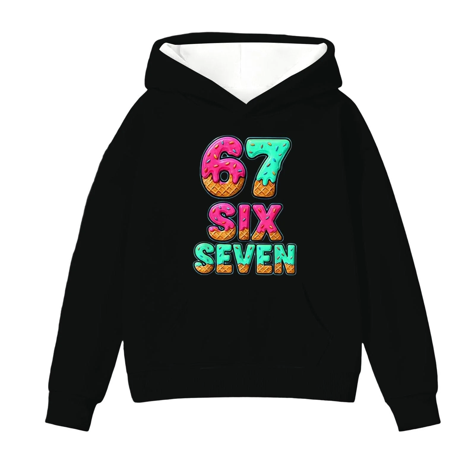 Світшот 67-Drucke з капюшоном і дівчаток, фото №1