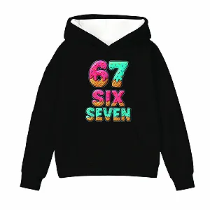 Свитшот 67-Drucke с капюшоном для мальчиков и девочек, модель 134, 140, 152, 158, 164, 176 - Фото 1
