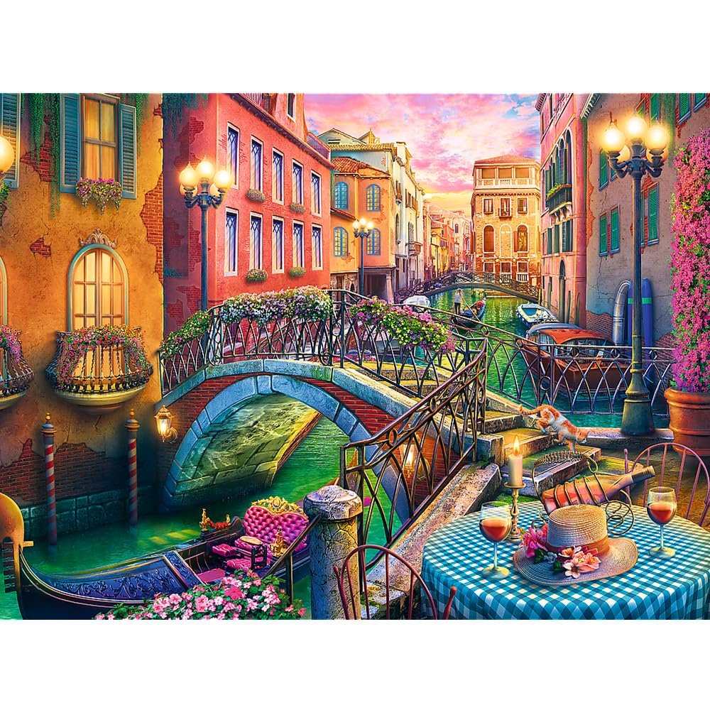 Пазл Trefl Evening in Venice 3000 елементів, фото №1