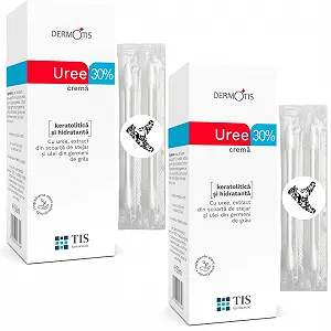 Крем с мочевиной TIS Urea Cream 30% с молочной кислотой и маслом зародышей пшеницы 2 х 50 г - Фото 1