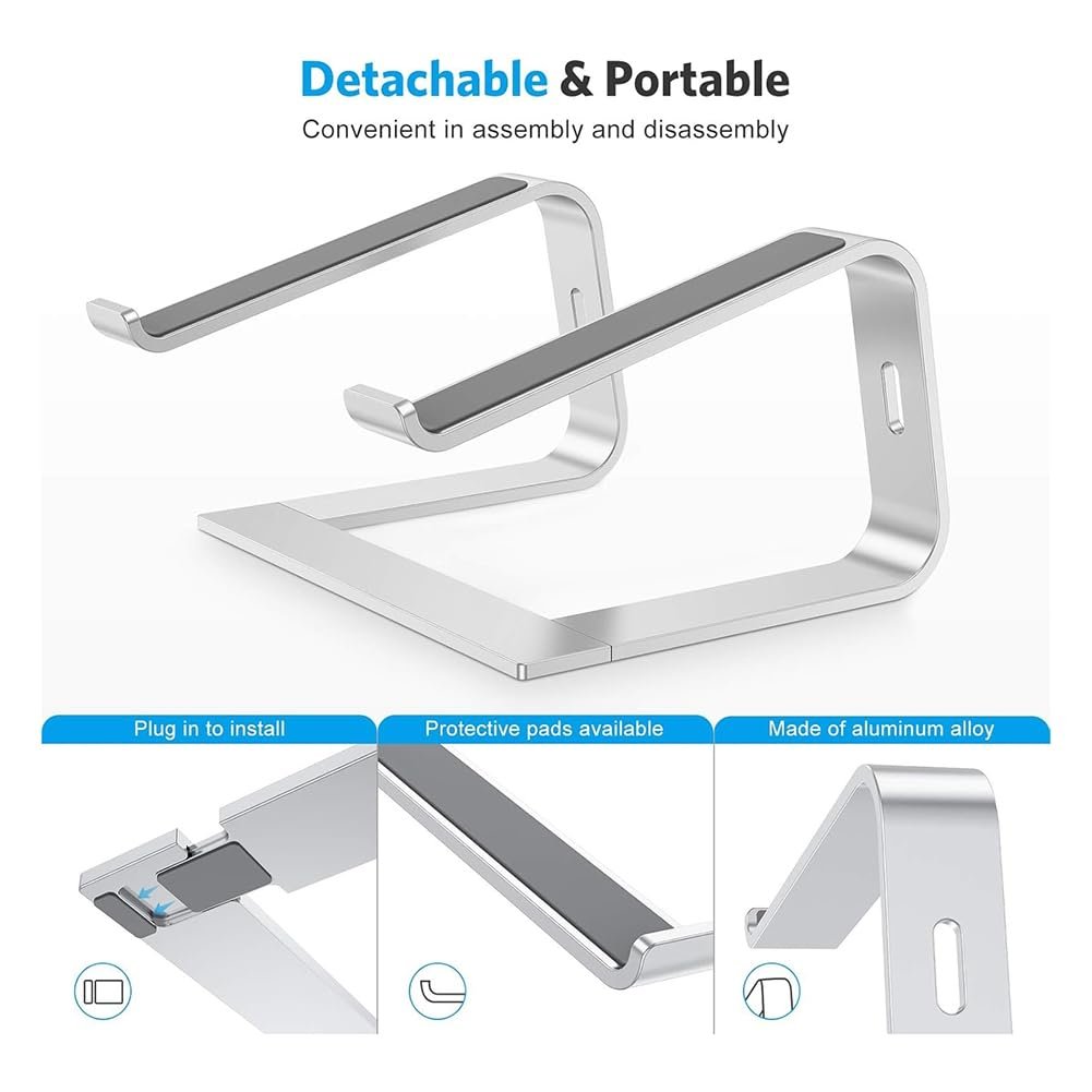 Подставка для ноутбука из алюминиевого сплава для всех ноутбуков (11-16), фото №3 Подставка для ноутбука из алюминиевого сплава для всех ноутбуков (11-16), фото №3