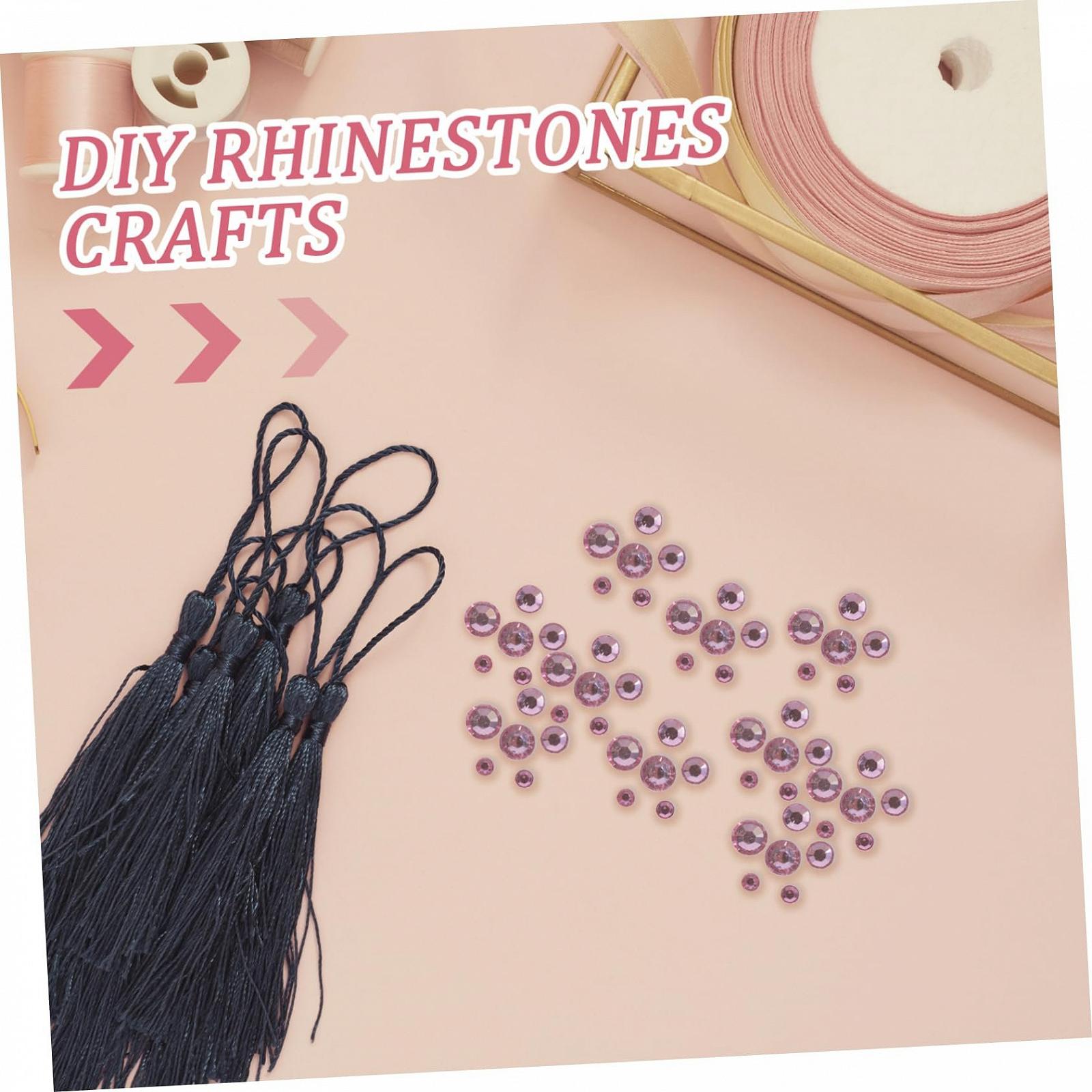 Стразы Тип NUOBESTY 3D для ногтей, розовые, фото №7