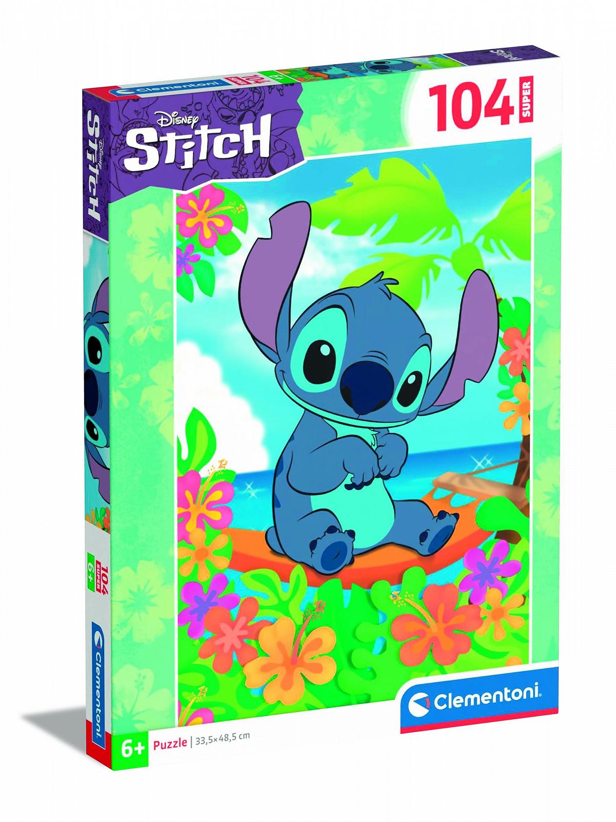 Пазл Clementoni Disney Stitch Super Pieces 104 елементи (27572), фото №1