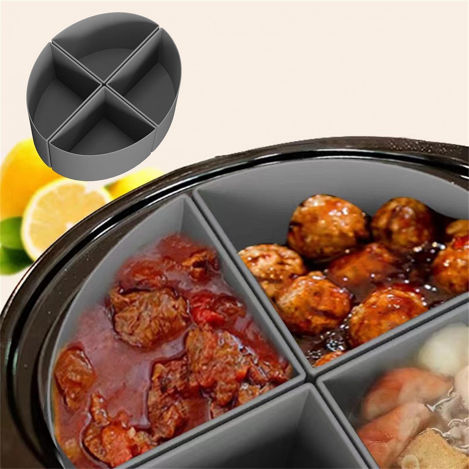 Лайнери Silicone Slow Cooker Харчовий клас Розділювачі Багаторазові Антипідтікання, фото №5