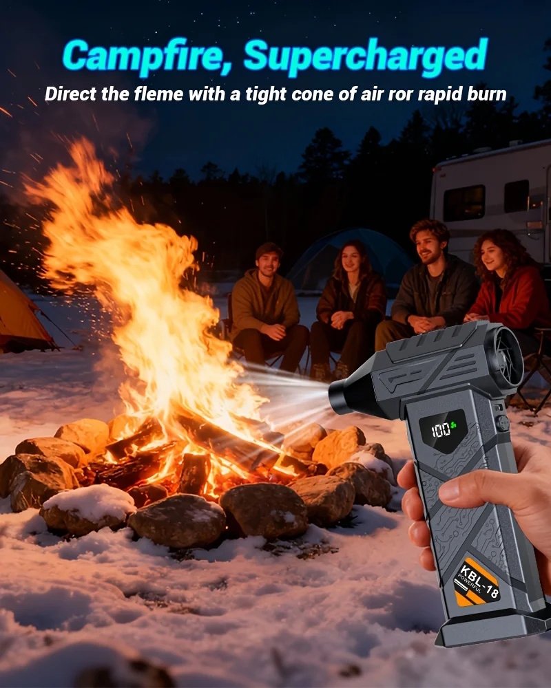 Турбовентилятор Violent KBL-18 Turbo Jet Fan 150000 RPM Black, фото №10