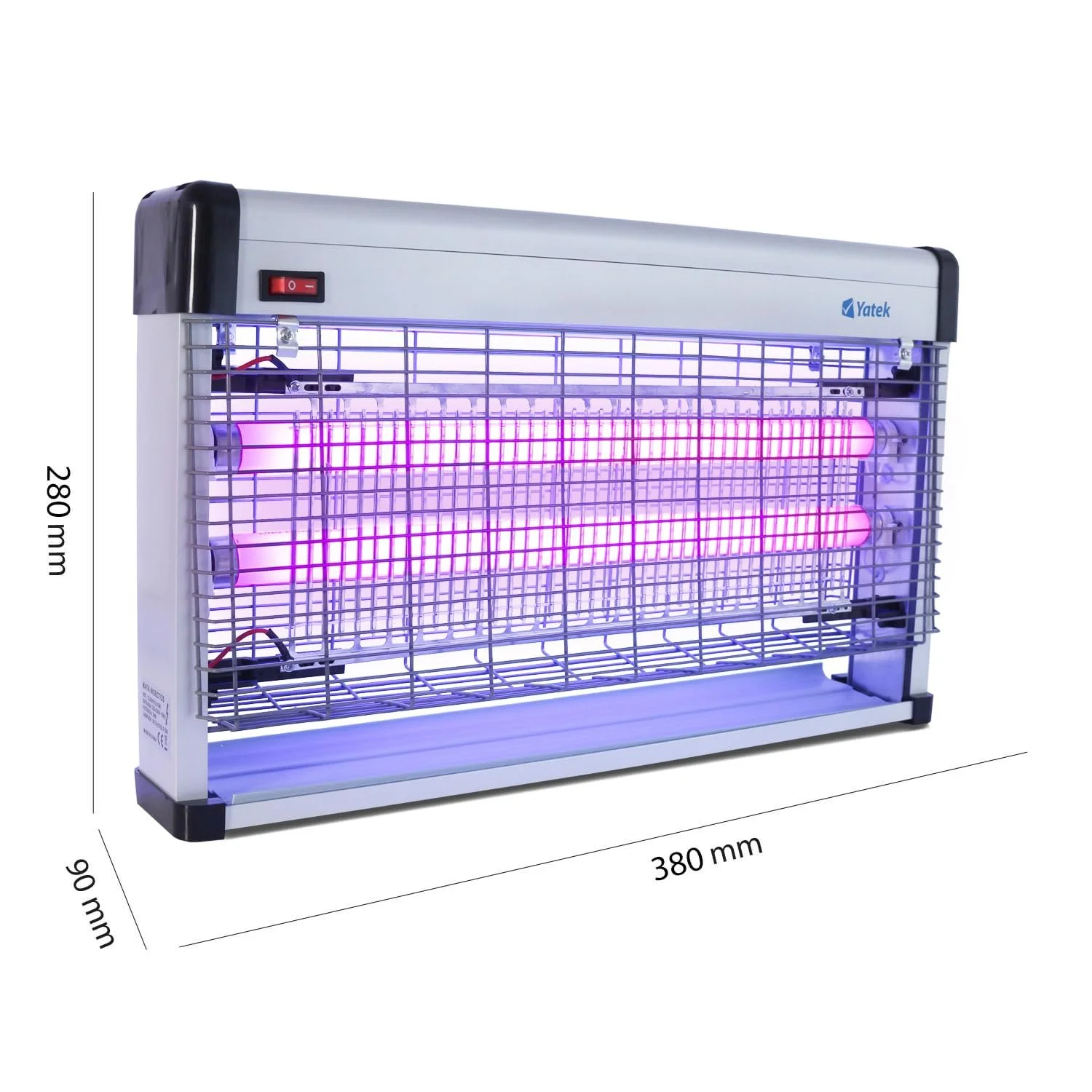 УФ-знищувач комах Yatek 20W (2 x 10W) 100 кв. м., фото №3