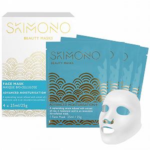 Маска для лица SKIMONO Advanced Moisturisation+ Organic Cellulose (4 шт. в упаковке) - Фото 1