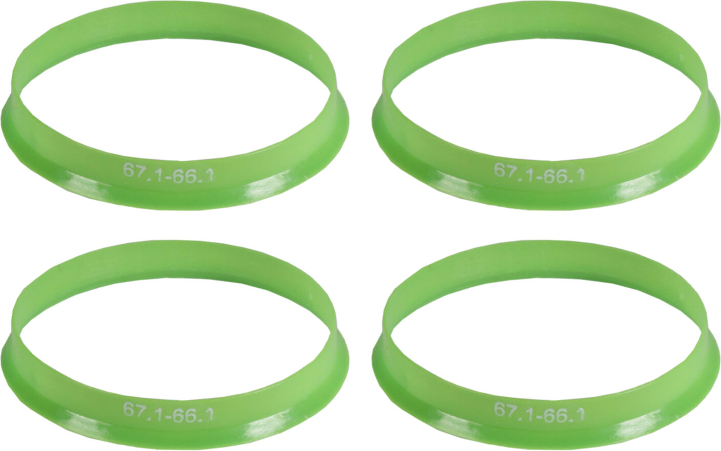 Кільця центрувальні для колісних дисків 67.1-66.1 Walline термопластик WL, фото №1