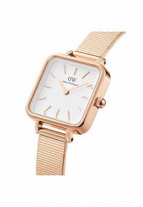 Часы Квадро Daniel Wellington Серебристый нержавеющая сталь (316L), Розовое Золото, DW00100517 цена на synthetic.ua - Фото 1 Часы Квадро Daniel Wellington Серебристый нержавеющая сталь (316L), Розовое Золото, DW00100517 synthetic.ua - Фото 1