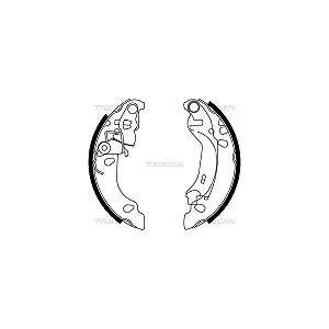Комплект тормозных колодок TRISCAN 8100 15016 для FIAT, задний мост - Фото 1