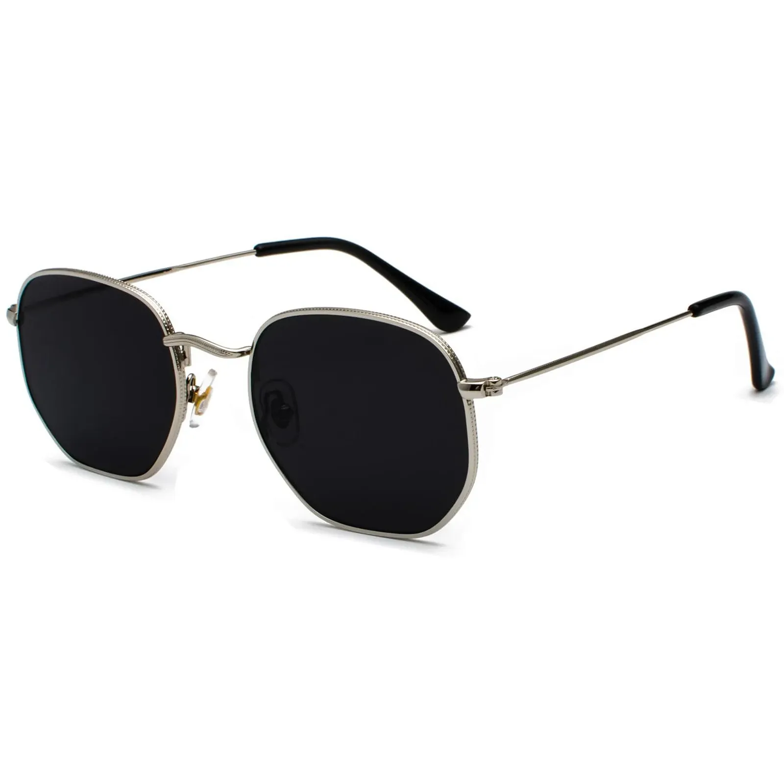 Сонцезахисні окуляри Багатокутні JCTAIFOO Модні для чоловіків і жінок Легкі шестикутні металеві UV400, фото №1 Сонцезахисні окуляри Багатокутні JCTAIFOO Модні для чоловіків і жінок Легкі шестикутні металеві UV400, фото №1