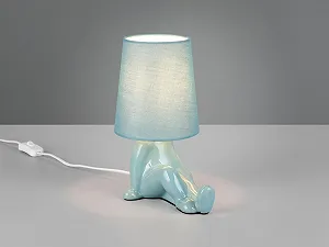 Настільна лампа meineWunschleuchte Ceramic 24.5 см Blue synthetic.ua - Фото 1