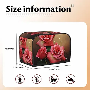 Чехол для тостера на 2 ломтика Roses цена на synthetic.ua - Фото 1 Чехол для тостера на 2 ломтика Roses synthetic.ua - Фото 1