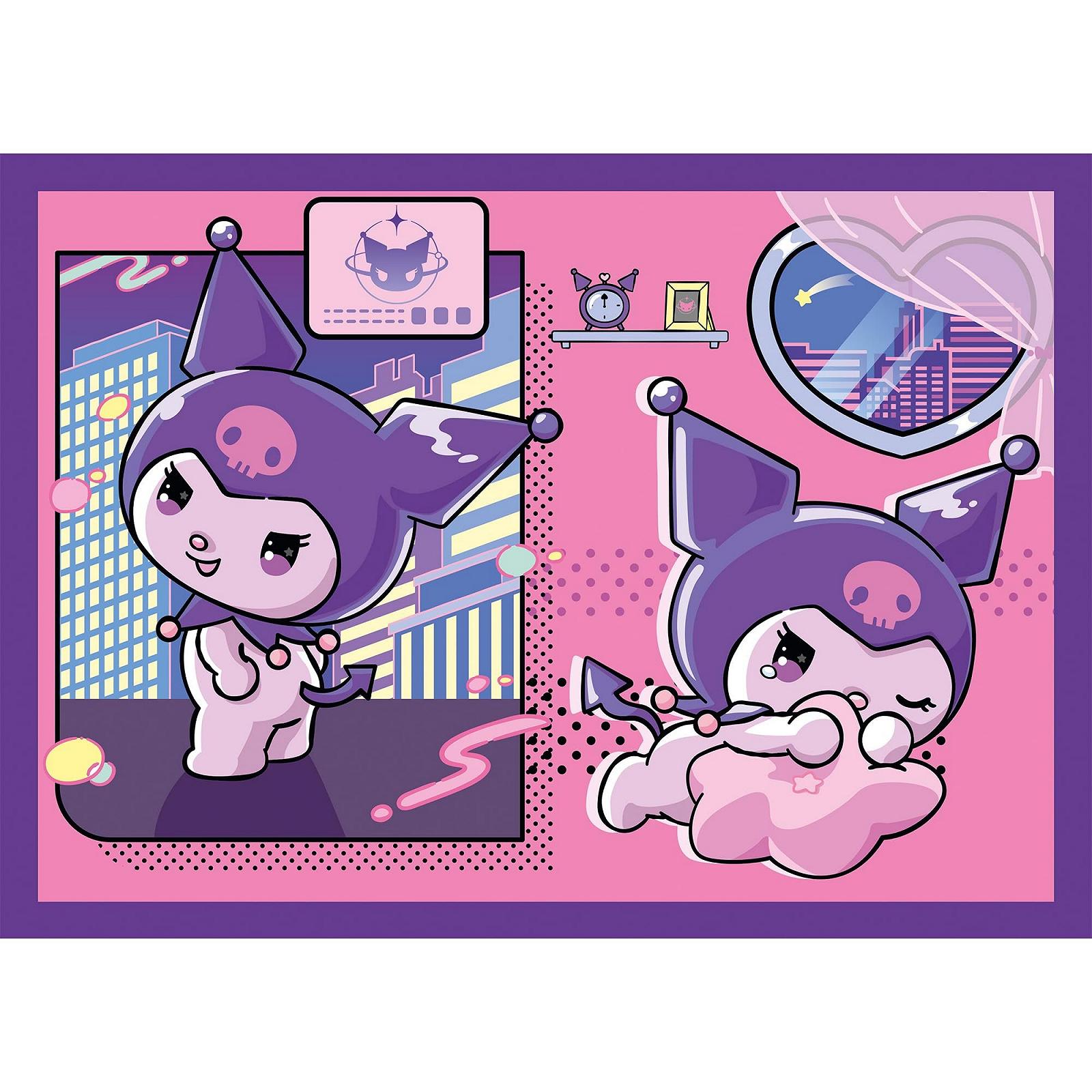 Пазлы Trefl Kuromi Kuromi Day 4 в 1 35-70 элементов, фото №3