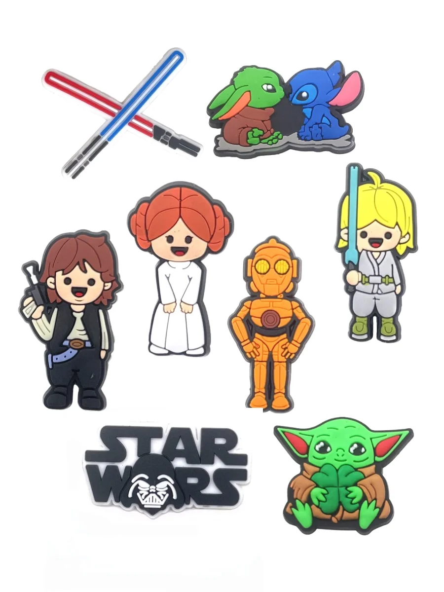 Джибитсы 8 шт, аксессуары для крокс, фото №1