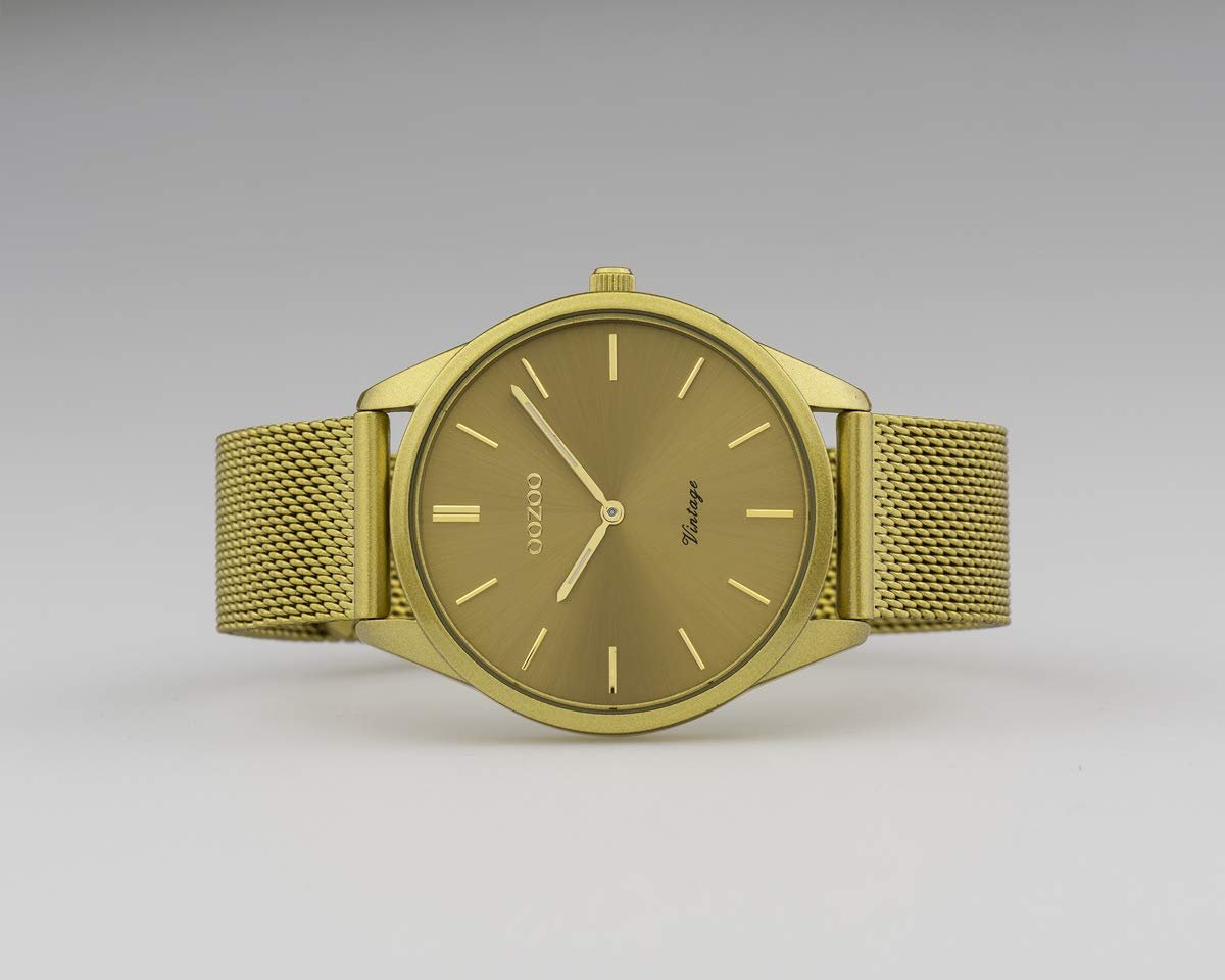 Женские часы Oozoo Vintage Золотой Sun 38 мм Золотой, фото №4 Женские часы Oozoo Vintage Золотой Sun 38 мм Золотой, фото №4