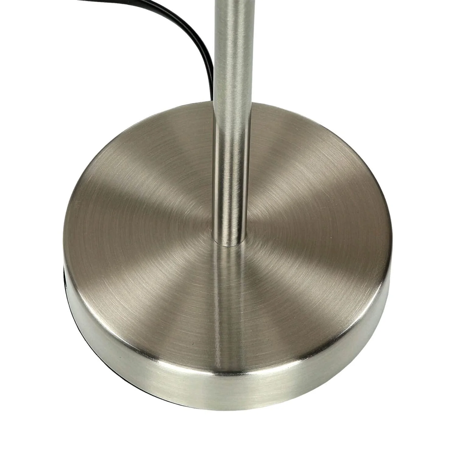 Настільна лампа Licht-Erlebnisse 1x E14 40 Вт 230 В Metal & Fabric Matte Nickel Black, фото №4