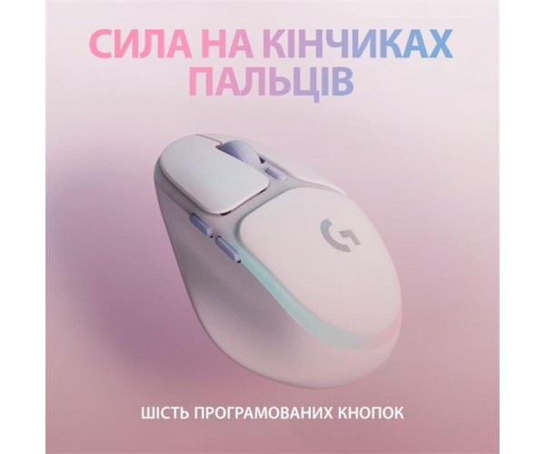 Миша бездротова Logitech G705 White (910-006367), фото №7