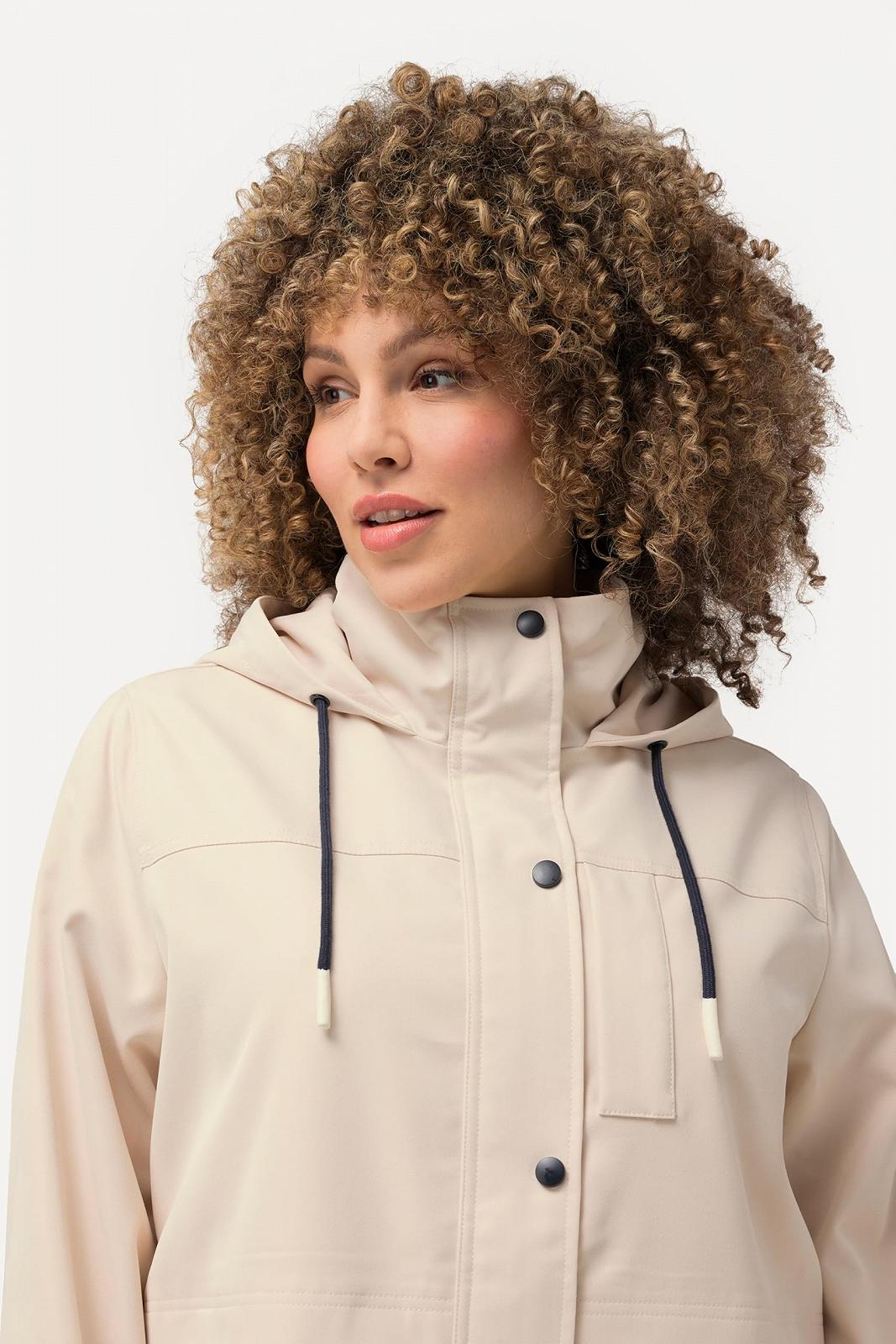 Женская парка HYPRAR Ulla Popken Водоотталкивающая Стойкий воротник Капюшон, фото №3 Женская парка HYPRAR Ulla Popken Водоотталкивающая Стойкий воротник Капюшон, фото №3